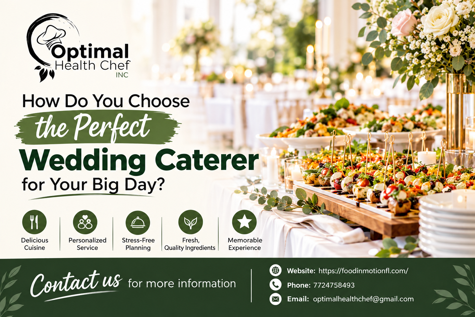 How Do You Choose the Perfect Wedding Caterer for Your Big Day?