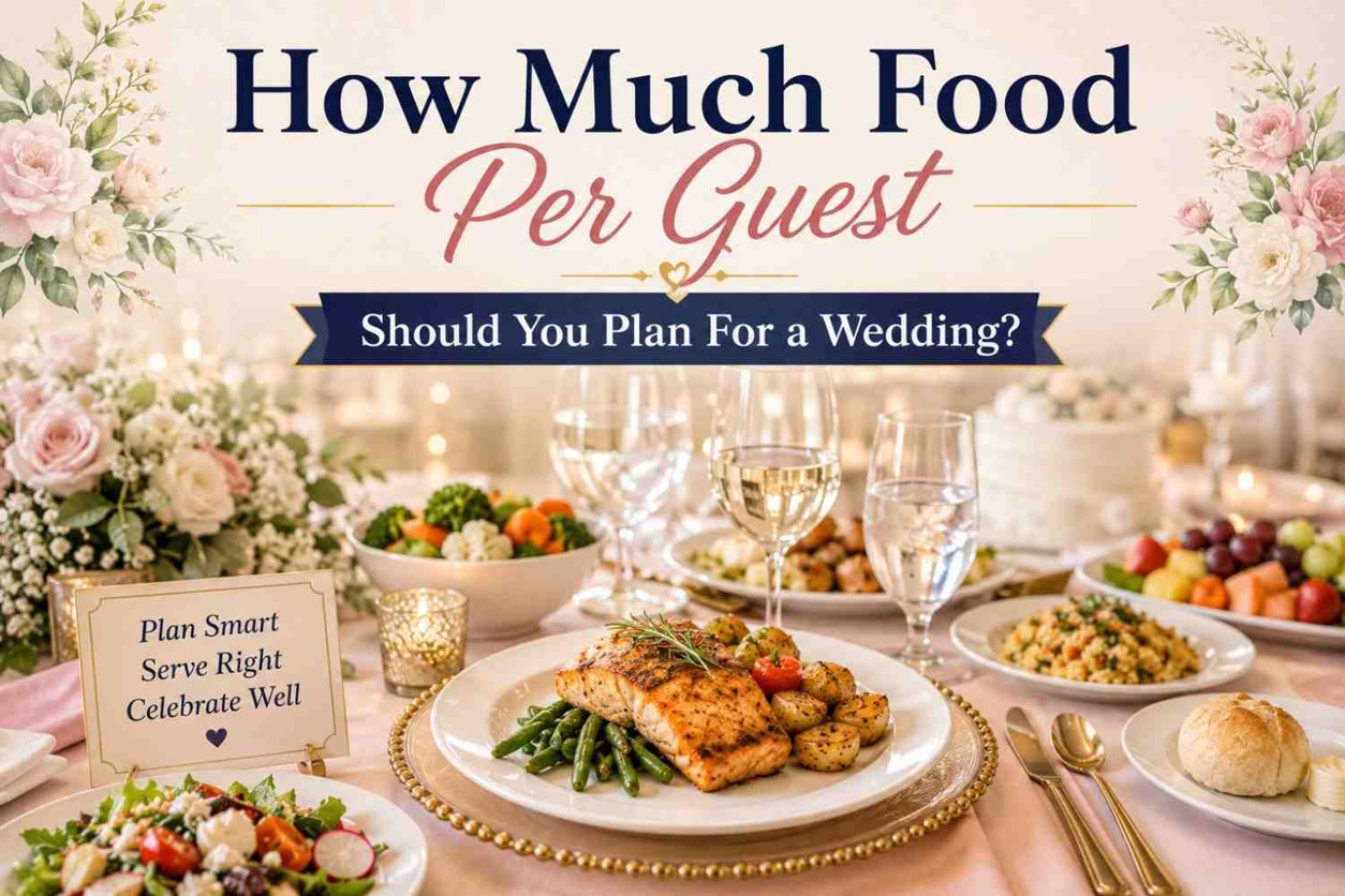 How Much Food Per Guest Should You Plan For a Wedding?