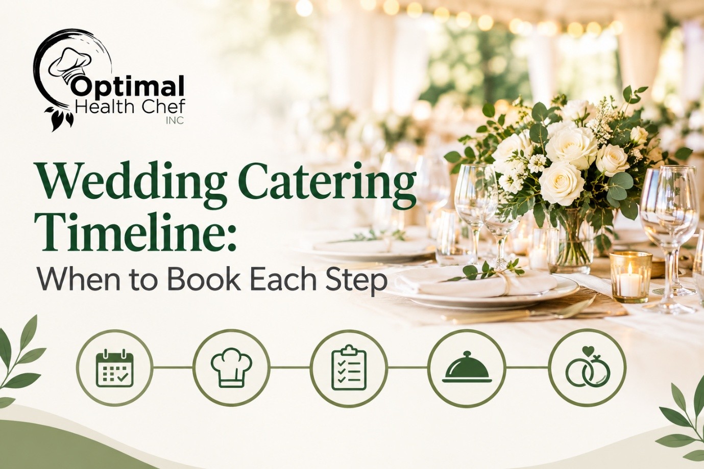 Wedding Catering Timeline: When to Book Each Step